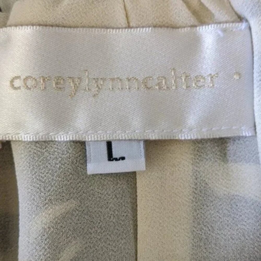 Anthropologie Corey Lynn Calter Noveau Rose geometric print skirt size large - Picture 7 of 7